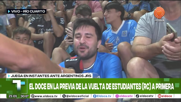 Los hinchas de Estudiantes palpitaron el regreso a Primera como local