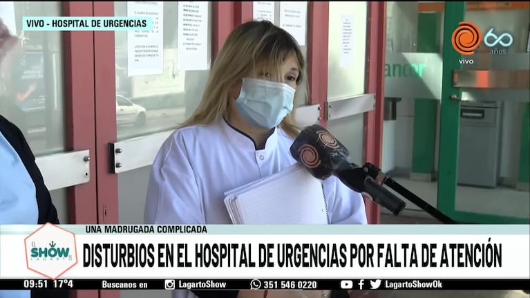 Disturbios en el Hospital de Urgencias