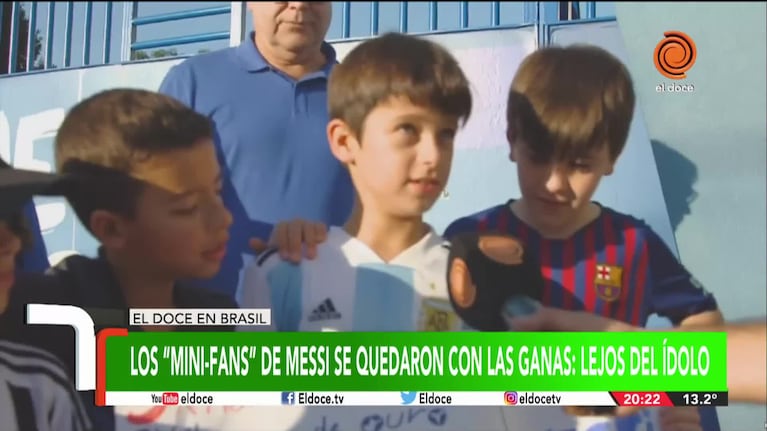 Los mini fans de Messi que no pueden conocer a su ídolo
