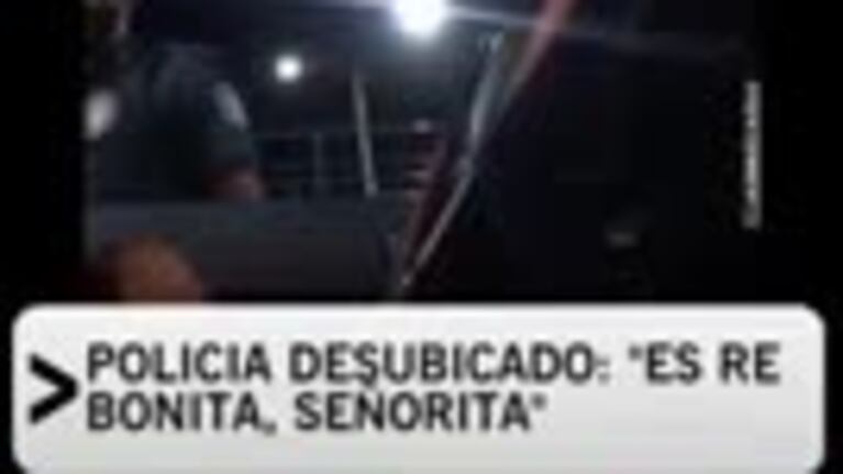 Escracharon a un policía que le dijo “bonita” a una mujer