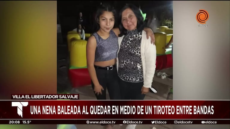 La palabra del padre de la nena baleada en Villa El Libertador