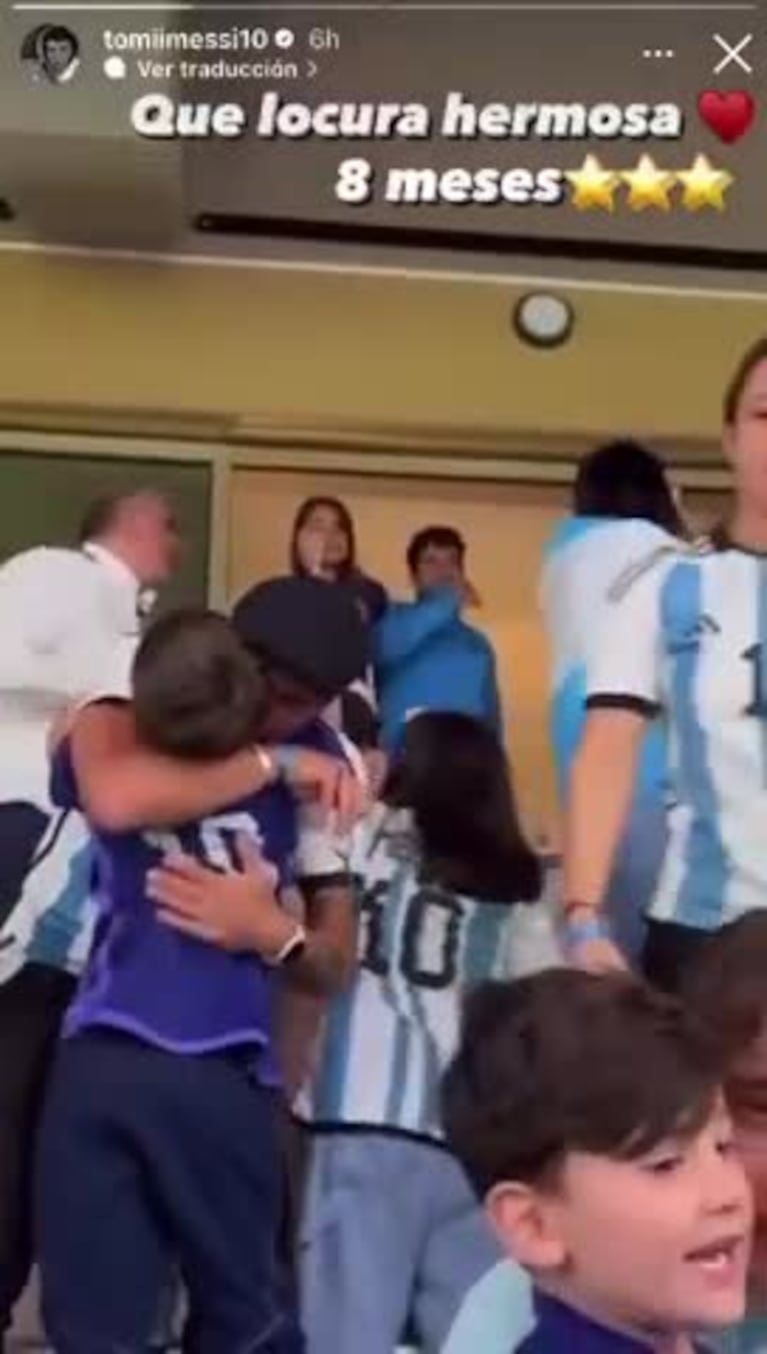 La reacción de Antonela tras la final del Mundial