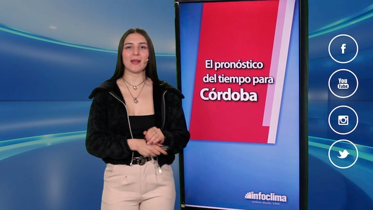 Cielo cubierto y alerta por tormentas para el último martes de julio en Córdoba