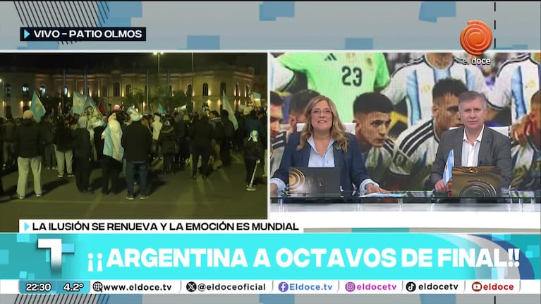 Los festejos en Córdoba tras el triunfo de Argentina contra Cabo Verde