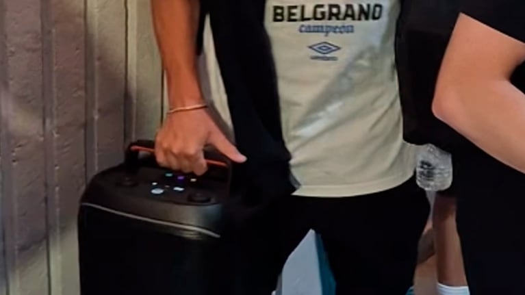 “Llegó tu papi”: los jugadores de Belgrano a pura música