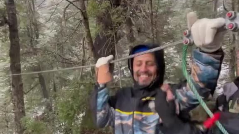 Nelson de La Konga: tirolesa en la nieve