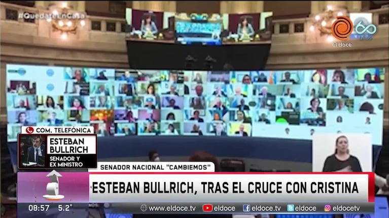 La respuesta de Bullrich a Cristina Kirchner