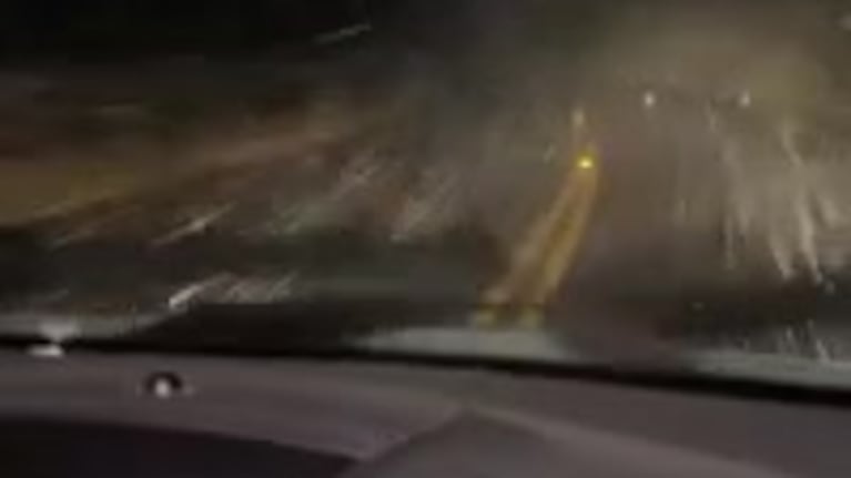 Intensa caída de nieve en Altas Cumbres