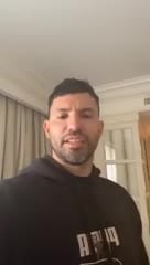 Kun Agüero habló tras sufrir una arritmia