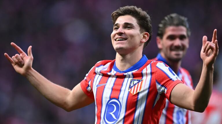 Julián Álvarez, héroe del Madrid: hizo el gol de la victoria y le dio los 3 puntos al Colchonero