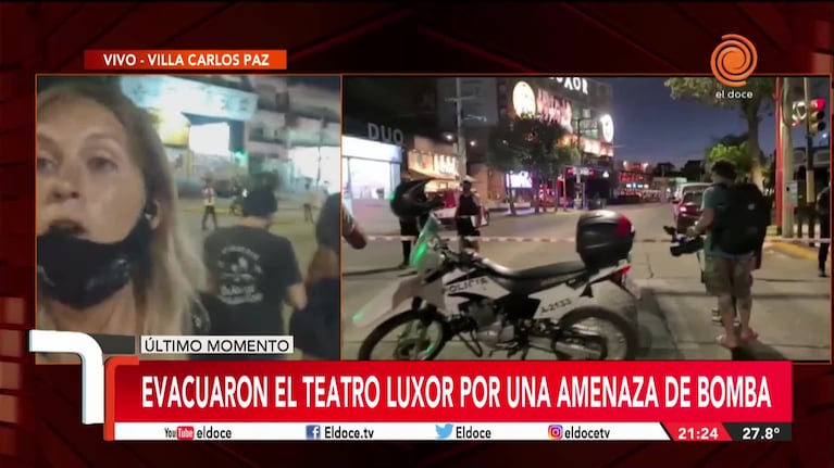 Amenaza de bomba: la situación en el Teatro Luxor