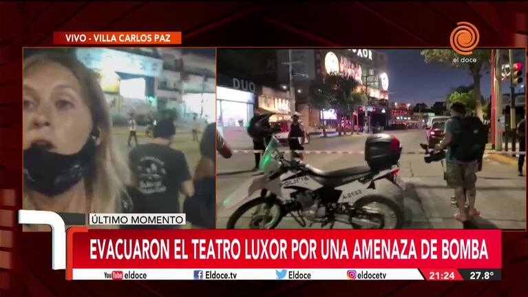 Amenaza de bomba: la situación en el Teatro Luxor