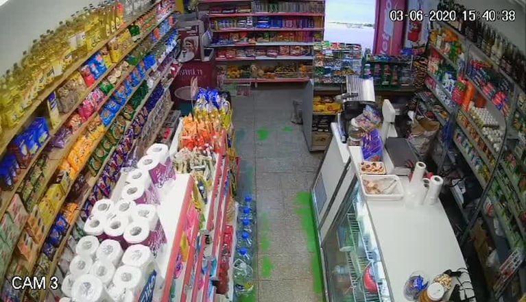 Asalto a mano armada un kiosco céntrico de Carlos Paz