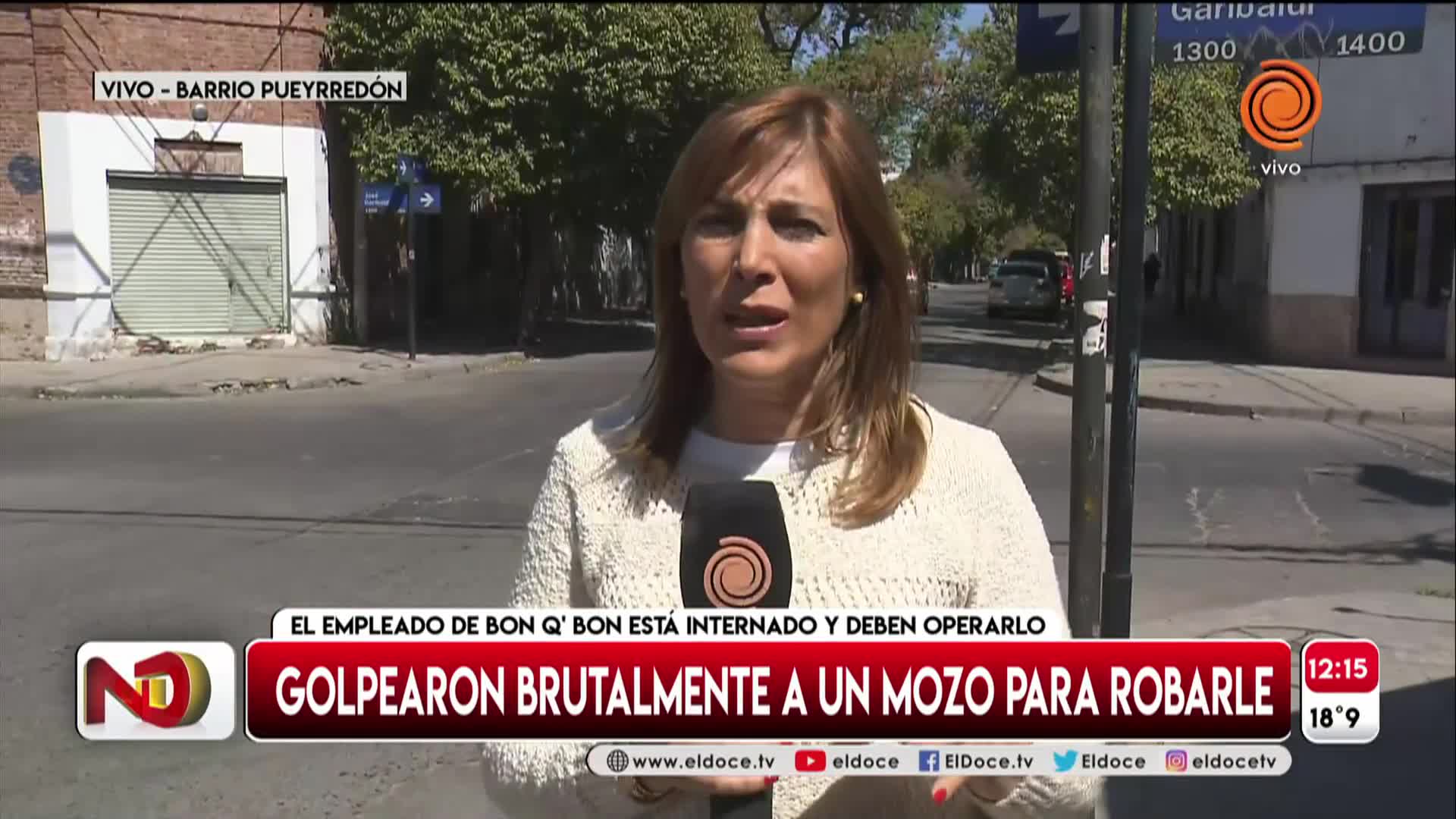 Golpearon brutalmente a un mozo para robarle