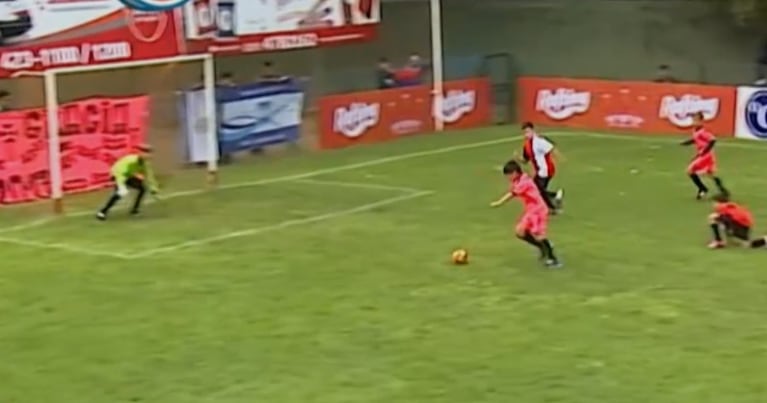 Lautaro Gutiérrez, el crack de Belgrano que la rompió en Fútbol Infantil: así jugaba a los 11 años