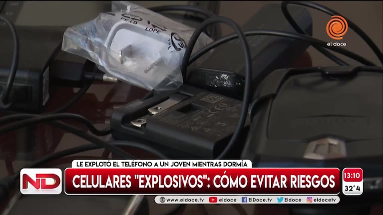 Celulares explosivos: cómo evitar riesgos en la carga de los dispositivos