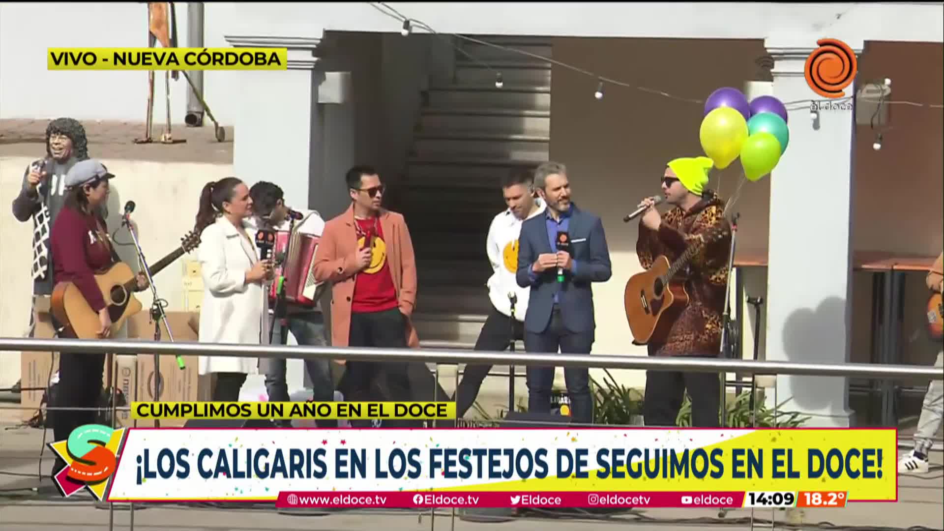 Seguimos celebró su cumple con Los Caligaris