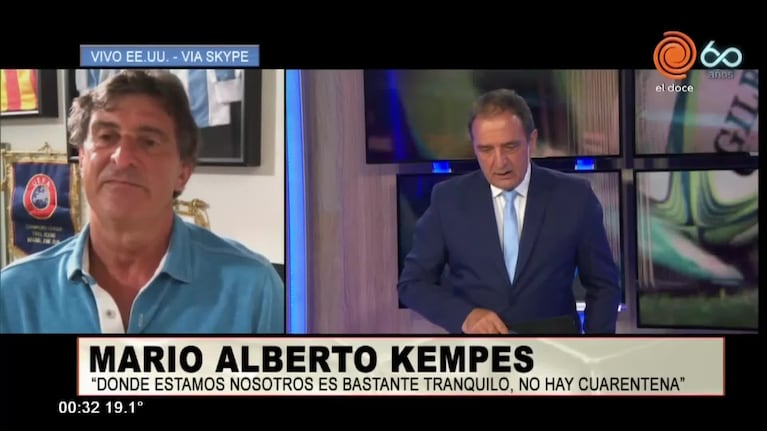 El gesto solidario de Kempes