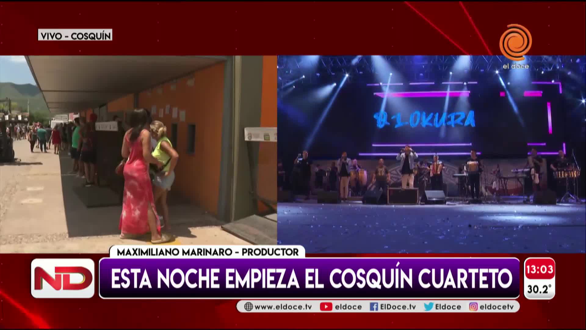 Cuenta regresiva para el arranque del Cosquín Cuarteto