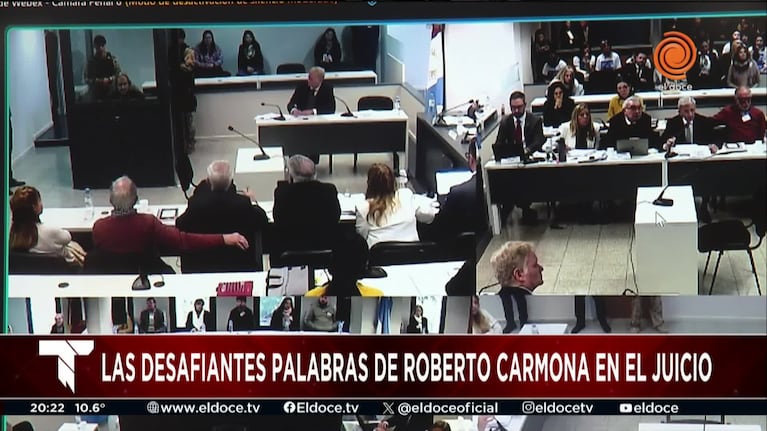 Las respuestas de Carmona en el primer día del juicio por el crimen del taxista