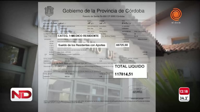 Los reclamos salariales y de horarios de residentes en Córdoba