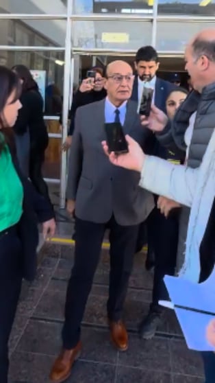 Así salió Oscar González de los tribunales de Villa Dolores