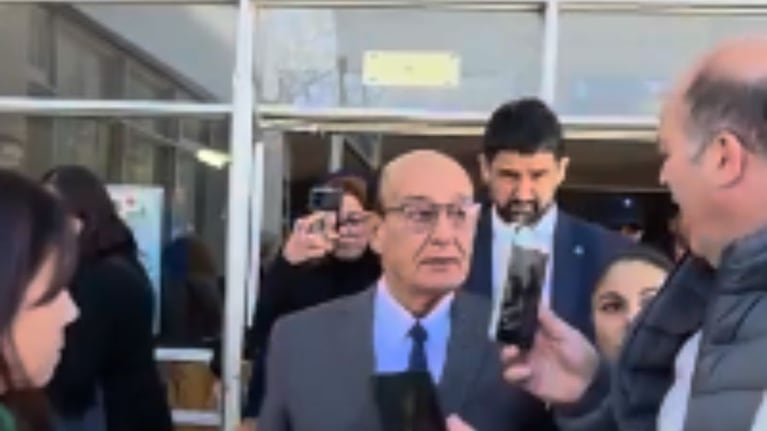Así salió Oscar González de los tribunales de Villa Dolores