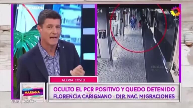 Mariana Fabbiani, furiosa con el empresario contagiado