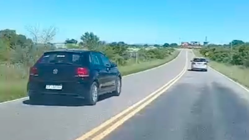 Imprudencia al volante en el camino de las Altas Cumbres