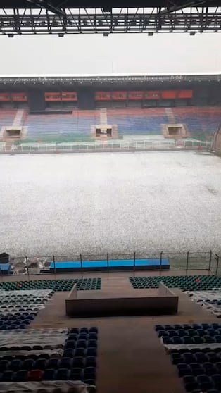 ¿Granizo o nieve? El impacto de la tormenta en San Luis