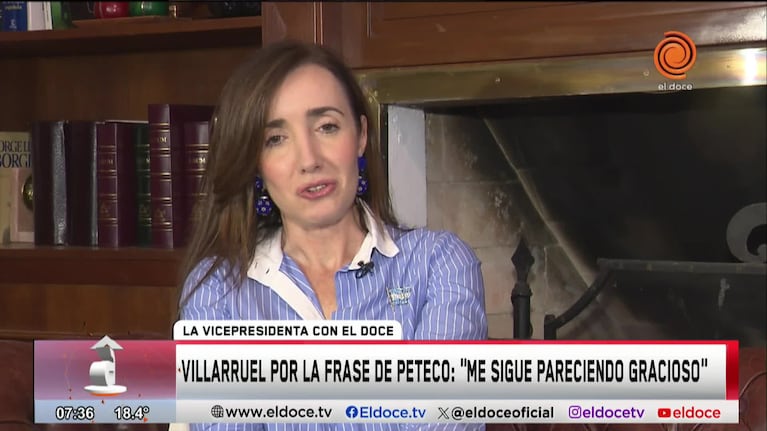 La respuesta de Villarruel a la frase de Peteco Carabajal