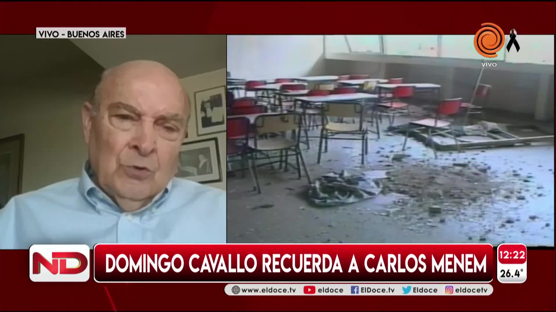 Cavallo, sobre Menem y Río Tercero: "Pensar que dispuso ese hecho es injusto"