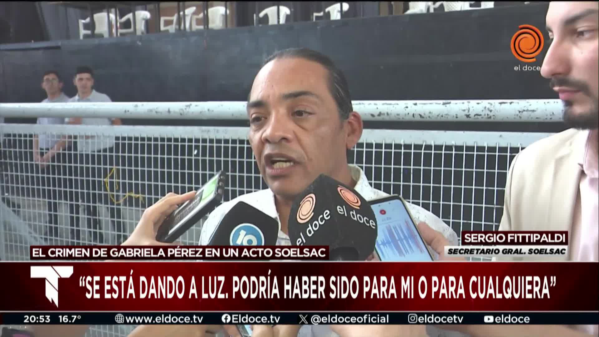 Fittipaldi elogió a la Justicia al hablar del crimen de Gabriela Pérez