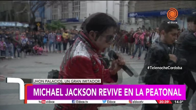 Jhon Palacios, el imitador de Michael Jackson