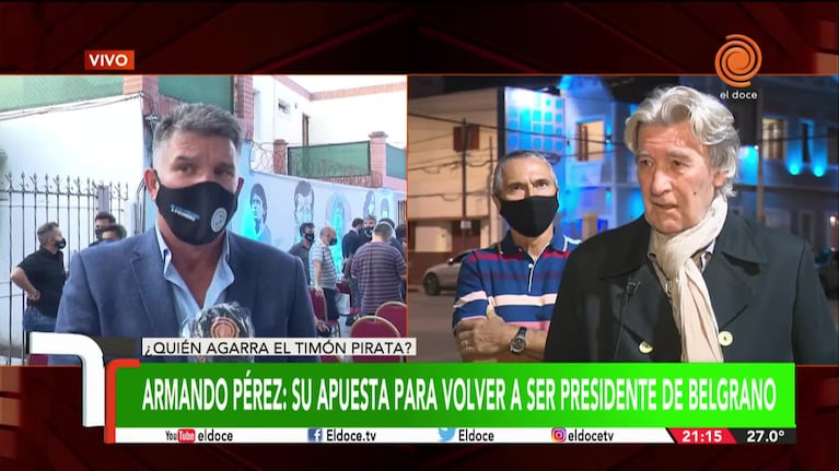 Armando Pérez confirmó que Marcelo Vázquez será el DT si gana la presidencia de Belgrano
