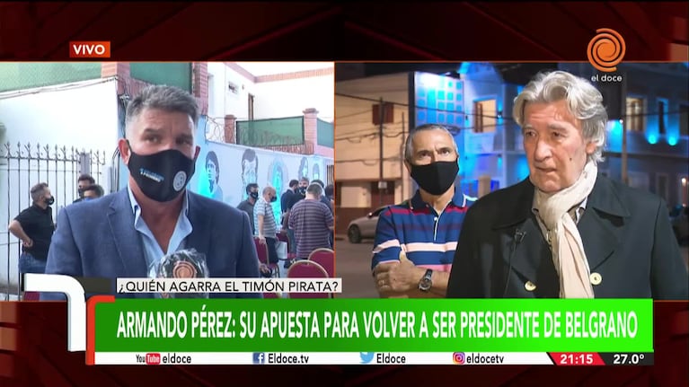 Armando Pérez confirmó que Marcelo Vázquez será el DT si gana la presidencia de Belgrano