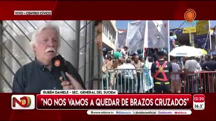 Los insultos de Daniele al Gobierno provincial