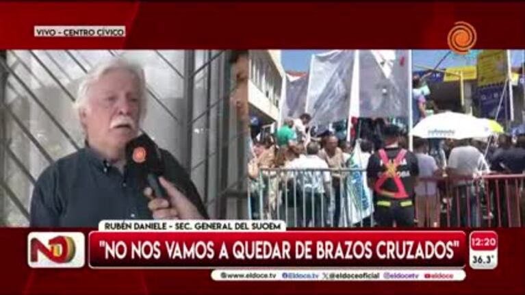 Los insultos de Daniele al Gobierno provincial