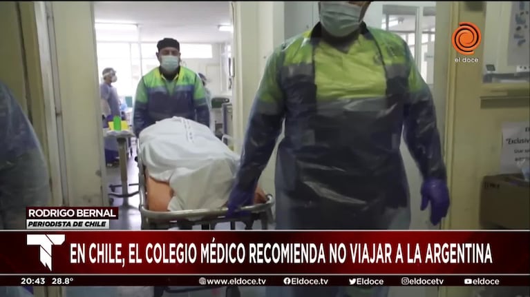 En Chile recomiendan no viajar a Argentina por la explosión de Ómicron