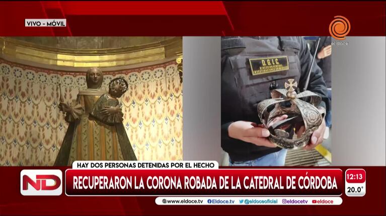 El lugar donde detuvieron al ladrón de la corona