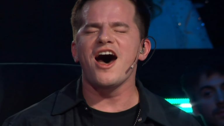 Nahuel Pennisi cantó en Es MI Sueño
