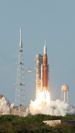 Así fue el lanzamiento de Artemis ll rumbo a la Luna