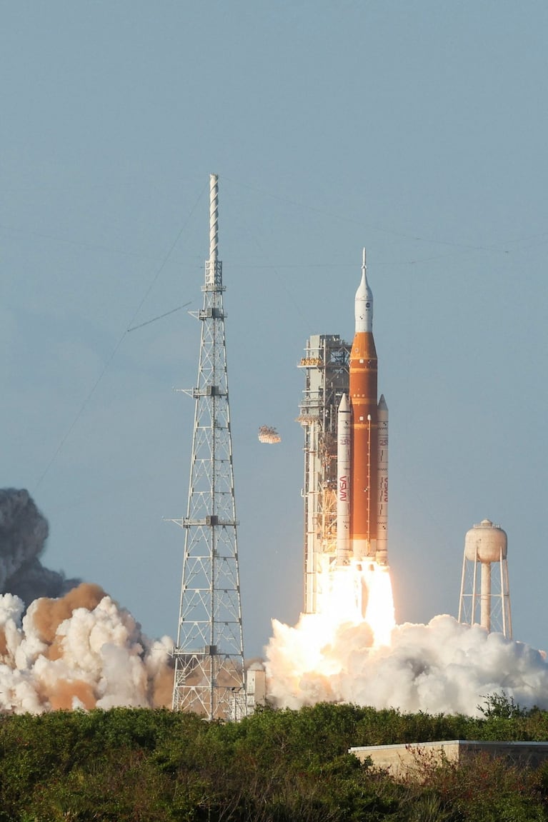 Así fue el lanzamiento de Artemis ll rumbo a la Luna