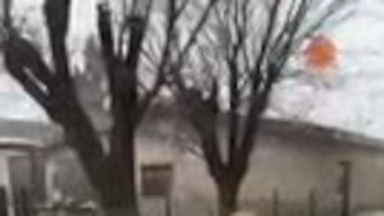 Brusco cambio de tiempo: intensa granizada sorprendió a una localidad de Córdoba