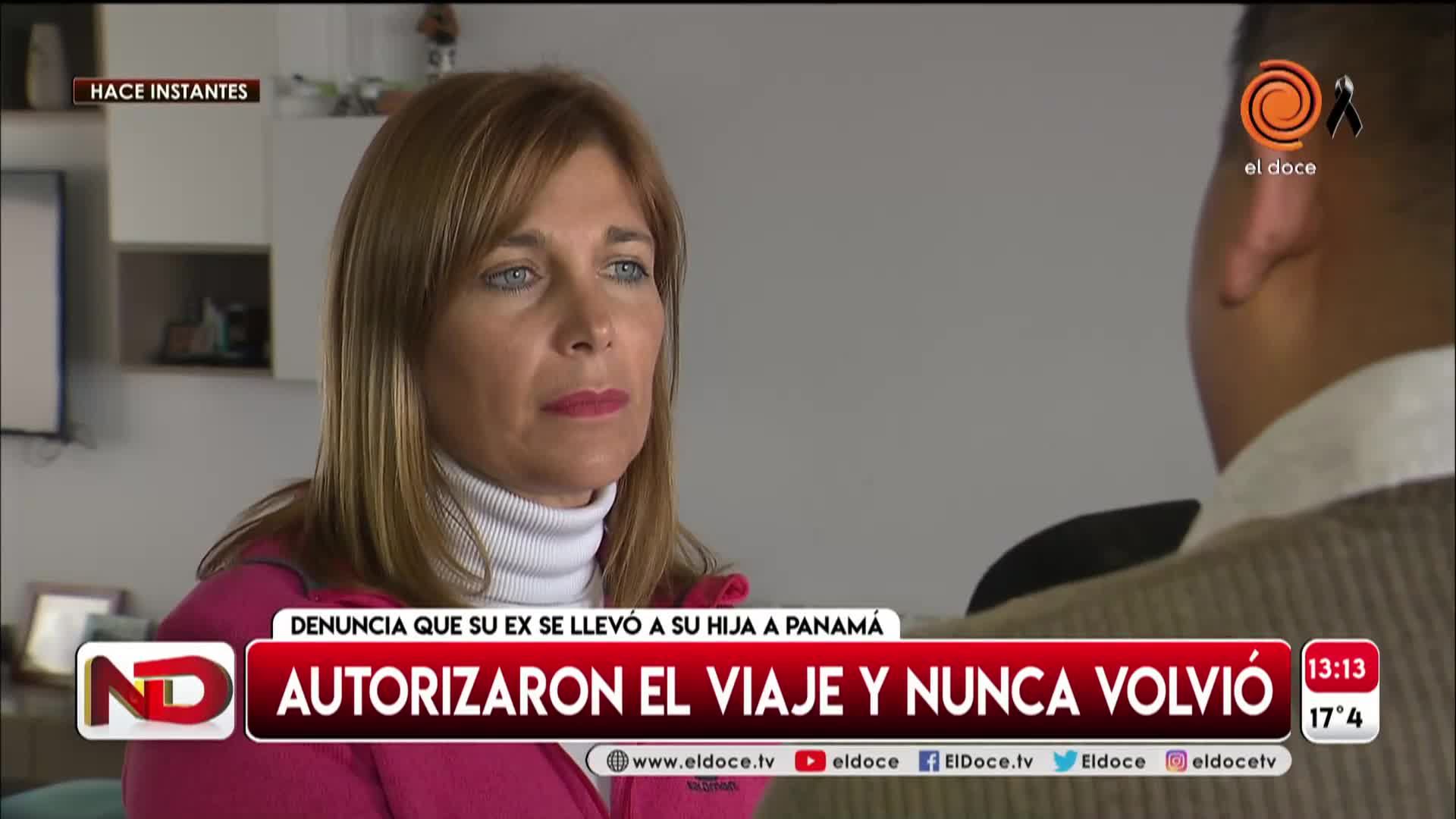 Denuncia que su ex se llevó a su hija a Panamá y nunca volvieron