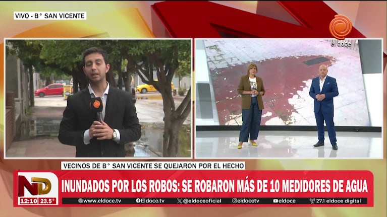 El drama de los vecinos tras el robo de medidores de agua