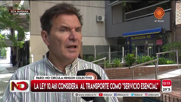 Paro de colectivos: qué pasó con la ley del transporte como "servicio esencial"