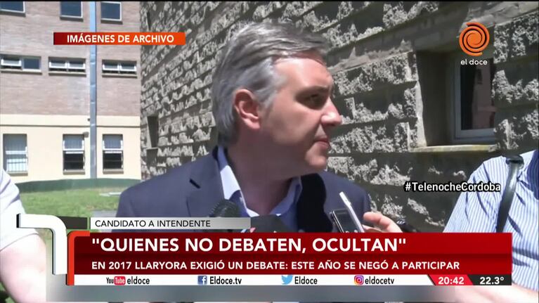 La contradicción de Llaryora: en 2017 exigió debate, pero este año se bajó