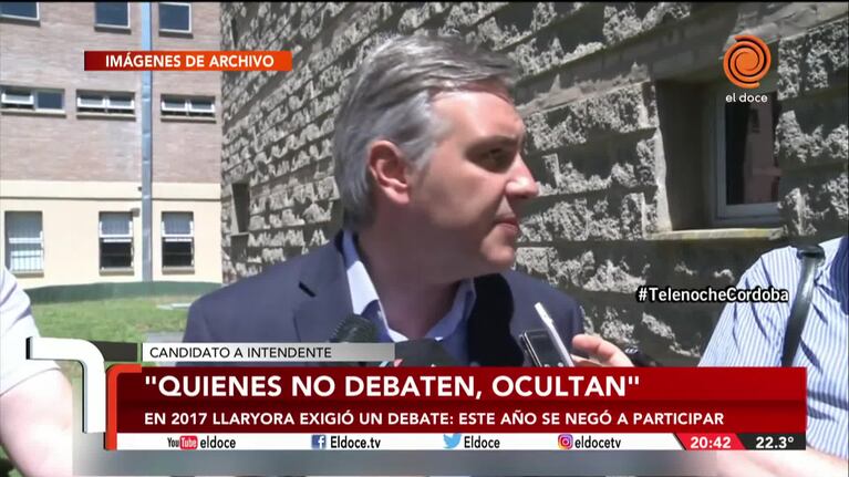 La contradicción de Llaryora: en 2017 exigió debate, pero este año se bajó