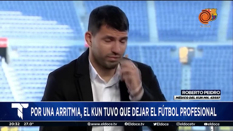 El médico personal del Kun Agüero, el primero que le aconsejó dejar el fútbol